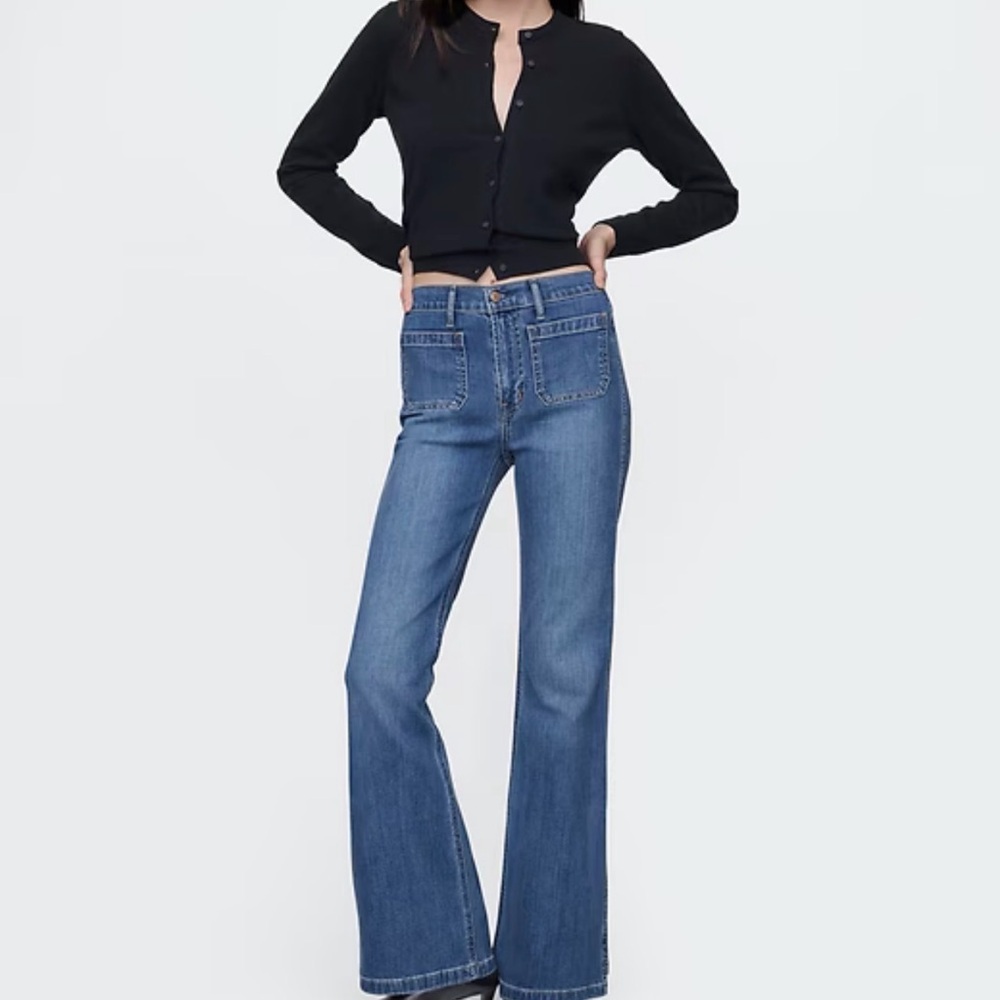GAP 70s High Rise flare 27